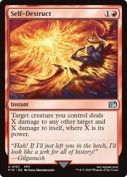 SELF-DESTRUCT x4 mtg NM-M Final Fantasy 4 Unc - Image 1