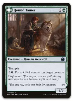 Hound Tamer #187 (NM) Midnight Hunt MID Magic MTG - Image 1