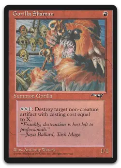 Gorilla Shaman #107 (NM) Alliances ALL Magic MTG - Image 1