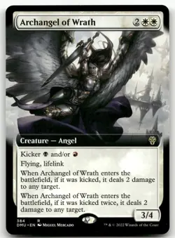 Archangel of Wrath (Extended Art) #384 (NM) Dominaria United DMU Magic MTG - Image 1