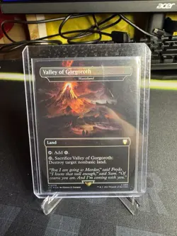 MTG Valley of Gorgoroth - Wasteland - The Lord of the Rings - #376 - Image 1