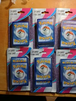 11 Packs of MJ Holdings Pokemon 20 Card Mystery Packs New Sealed Pokemon TCG - Image 2