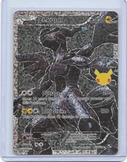 Pokemon Zekrom Celebrations Classic Collection 114/114 Full Art Holo- LP - Image 1