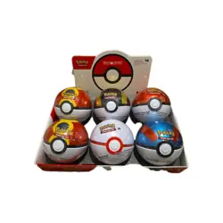 Pokemon TCG Poke Ball Tin Q4 2025 Full Set WITH DISPLAY - Image 1