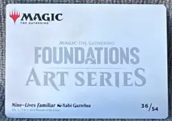 Nine-Lives Familiar 2 Art Card (36/54) Art Series: Foundations Regular - Image 2