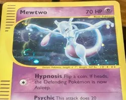 Pokemon TCG Mewtwo 020/165 Expedition Holo Rare - Image 1