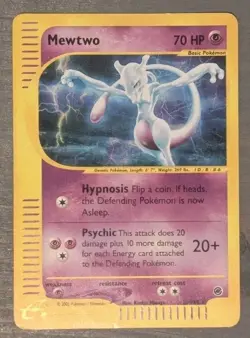 Pokemon TCG Mewtwo 020/165 Expedition Holo Rare - Image 2