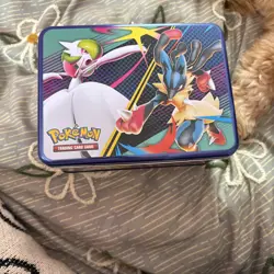 Pokemon TCG 2025 Fall Collector Chest Tin Promo Cards, Coin Stickers,opened Pack - Image 1