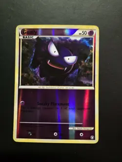 Gastly 63/102 Common Reverse Holo Pokemon Triumphant NM - Image 1