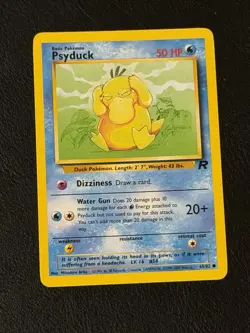 Psyduck 65/82 Team Rocket Set WOTC 2000 Vintage Pokemon Card - Image 1