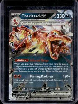 2024 Pokemon Paldean Fates Charizard ex #054/091 - Image 1