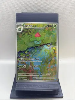 2023 POKEMON MEW EN-151 ILLUSTRATION RARE #167 IVYSAUR - Image 1