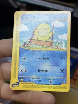 Psyduck 104/147 Aquapolis 2002 E-Series E-Reader Pokemon Card TCG - Image 4