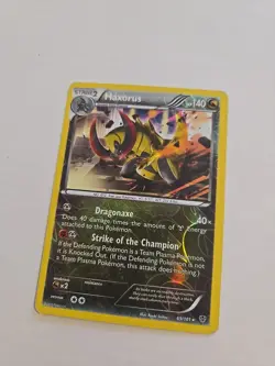 Pokemon TCG Haxorus 69/101 B&W Plasma Blast Reverse Holo English LP Card - Image 1