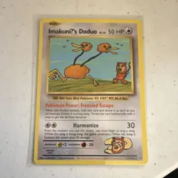 Pokemon ImakuniU's Doduo 112/108 Evolutions Secret Rare Regular Basic 50HP - Image 1