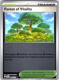 FOREST OF VITALITY 188/217 ME: ASCENDED HEROES POKEMON REVERSE HOLO NM/M - Image 1