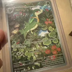 Pokemon TCG Servine Illustration Rare Black Bolt NM Condition 88/86 - Image 2