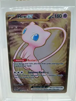 2023 Pokemon Promos Scarlet & Violet 151 MEW #205 EX Gold Metal UR Bgs 9.5 Gem - Image 2