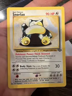 Snorlax - 27/64 Jungle Pokemon - Rare - Image 2