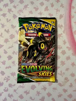 Pokemon Evolving Skies Booster Pack Art Set 4 Packs Rayquaza / Umbreon / Sylveon - Image 3