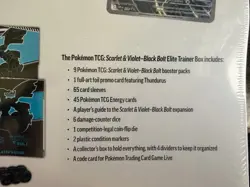 Pokemon Scarlet & Violet Black Bolt Elite Trainer Box English Collector's TCG - Image 4