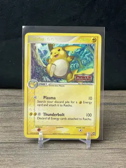 Pokemon Raichu 12/108 ex Power keepers Reverse Holo Stamped LP+ - Image 1
