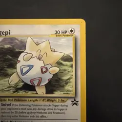 Pokemon Vintage WoTC Black Star Promo Togepi #30 Wizards Of The Coast 2001 - Image 3