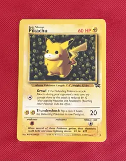 Pokemon Pikachu 25/Promo Wizards Black Star Promos Rare Regular 60 HP 1999 - Image 1