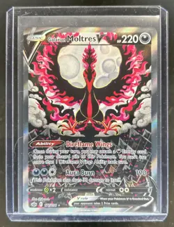 2021 Pokemon SWSH Chilling Reign Galarian Moltres V #177/198 - Image 1