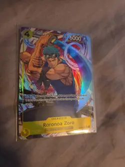 One Piece Card Game Roronoa Zoro SR Alt Art OP15-113 Adventure on KAMI's Island! - Image 1