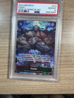 Kaido 2024 One Piece OP08 Alternate Art - #079 - PSA 10 - Image 1