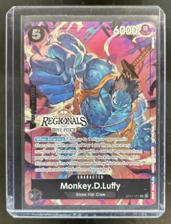 2024 One Piece 500 Years in the Future Monkey.D.Luffy Alt Art Rare #OP07-091 - Image 1