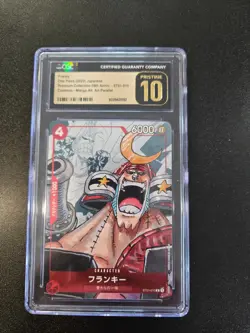 2022 ONE PIECE JAPANESE 25TH ANNIVERSARY ST01-010 FRANKY CGC 10 PRISTINE - Image 1