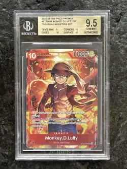 Monkey.D.Luffy (Treasure Booster Set) ST10-006 One Piece Promotion BGS 9.5 - Image 1