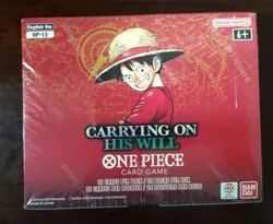 One Piece English CARRYING ON HIS WILL OP-13 Booster BOX Factory SEALED - Clean - Image 3
