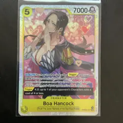 Boa Hancock PRB02-017 Character One Piece CCG Super Rare Foil 7000 Power 5 Cost - Image 1