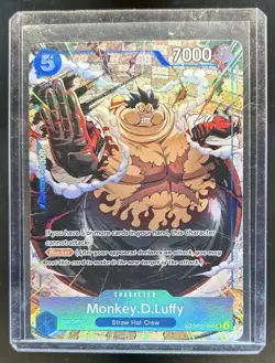 2025 One Piece Monkey.D.Luffy Secret Rare Alternate Art Alternative #OP11-118 - Image 1