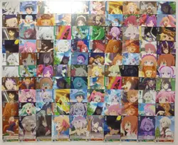 Lot of 100 Japanese Weiss Weiss Schwarz Princess Connect! Re:Dive Card set - Image 1