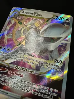 Pokemon TCG Arceus Vstar 123/172 Premium Collection Metal Promo Card - Image 3