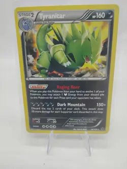 Tyranitar - 56/124 - Pokemon Fates Collide XY Cosmos Holo Rare Card - Image 1