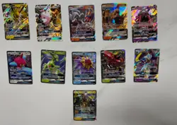 Lot of 11 GX AND PROMO Pokemon Cards including Jolteon SM173 - Image 1