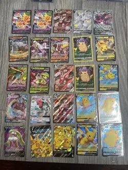 Pokemon 25 Card Lot V,Vmax, EX, GX, Etc NM Cards - Image 1