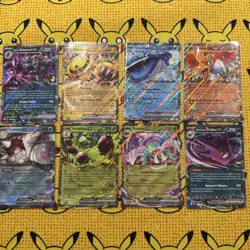 Pokemon TCG Destined Rivals Lot of 8 Double Rare EX Cards Near Mint - Image 1