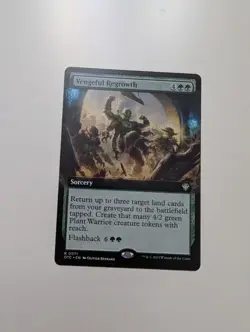 MTG - Vengeful Regrowth (Extended Art) - Outlaws of Thunder Junction NM/M Cond - Image 1