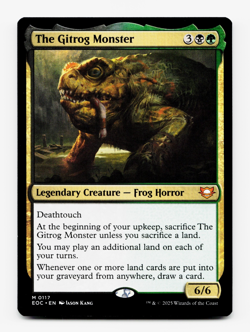 The Gitrog Monster [Commander: Edge of Eternities] MTG *Ships Now* 💀🌳 - Image 1