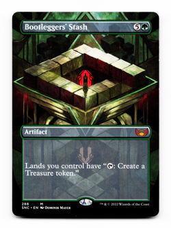 Bootleggers' Stash (Borderless) - Streets of New Capenna - MTG Magic *LP* 🌳 - Image 1