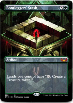 Bootleggers' Stash (Borderless) - Streets of New Capenna - MTG Magic *LP* 🌳 - Image 3