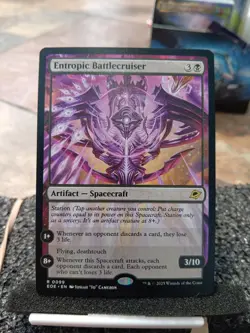 Entropic Battlecruiser 0099 Edge of Eternities Magic The Gathering - Image 1