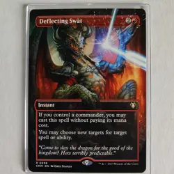 Deflecting Swat - Borderless - NM - Commander Masters CMM - MTG - Image 1