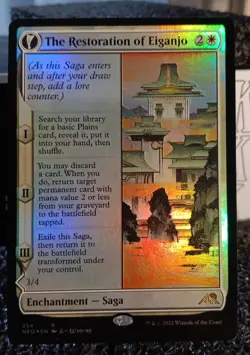 The Restoration of Eiganjo Foil Architect of Restoration Kamigawa Neon Dynasty - Image 1